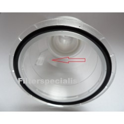 Quartz sleeve for 40 & 75 Watt UV-C Lamp QG011