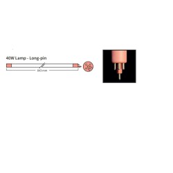 T5 Orange / Pink Base 40 Watt UV-C Lamp