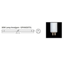 80 Watt Amalgaam UV-C Lamp GPHA650T5L / RLM0002
