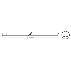 40 Watt Amalgaam High Output UV-C Lamp RLM0020 HO-GPH357T5LCA