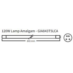Filtreau UVC Titan 120W / 120000 Amalgam Lamp RLS0003