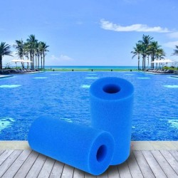 2 pieces of sustainable reusable Intex pool filter system replacement sponge