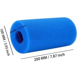 2 pieces of sustainable reusable Intex pool filter system replacement sponge