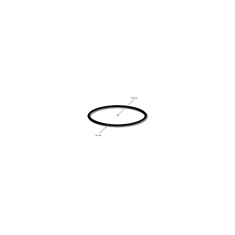 UV-C Rubber sealing ring 62mm x 2mm